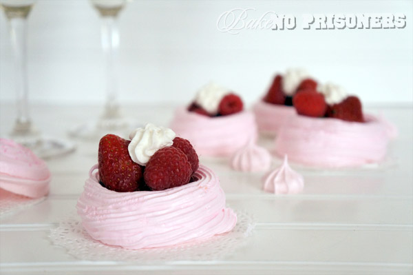 Pink Champagne Meringue