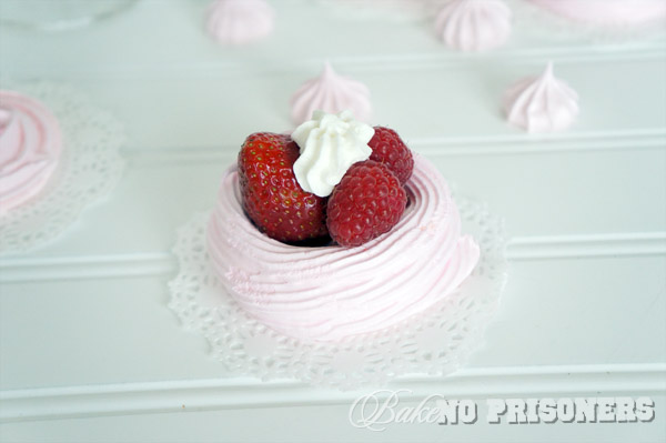 Pink Champagne Meringue