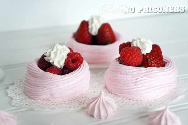 Pink Champagne Meringue