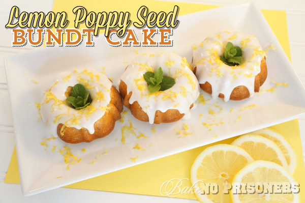 Lemon Poppyseed Bundt Cakes