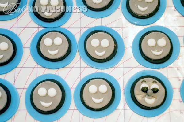 Thomas the Train cupcakes