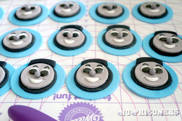 Thomas the Train cupcakes