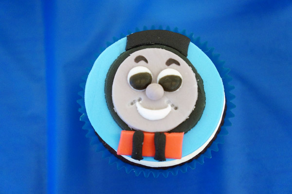 Thomas the Train cupcakes