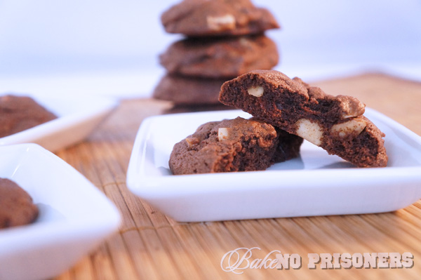 Chocolate Cherry Macadamia Nut Cookies