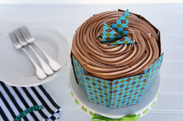 Chocolate Layer Cake with Nutella Frosting