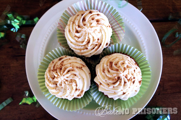 Spiced Carrot Baby Cakes with Amaretto Cream Cheese Frosting